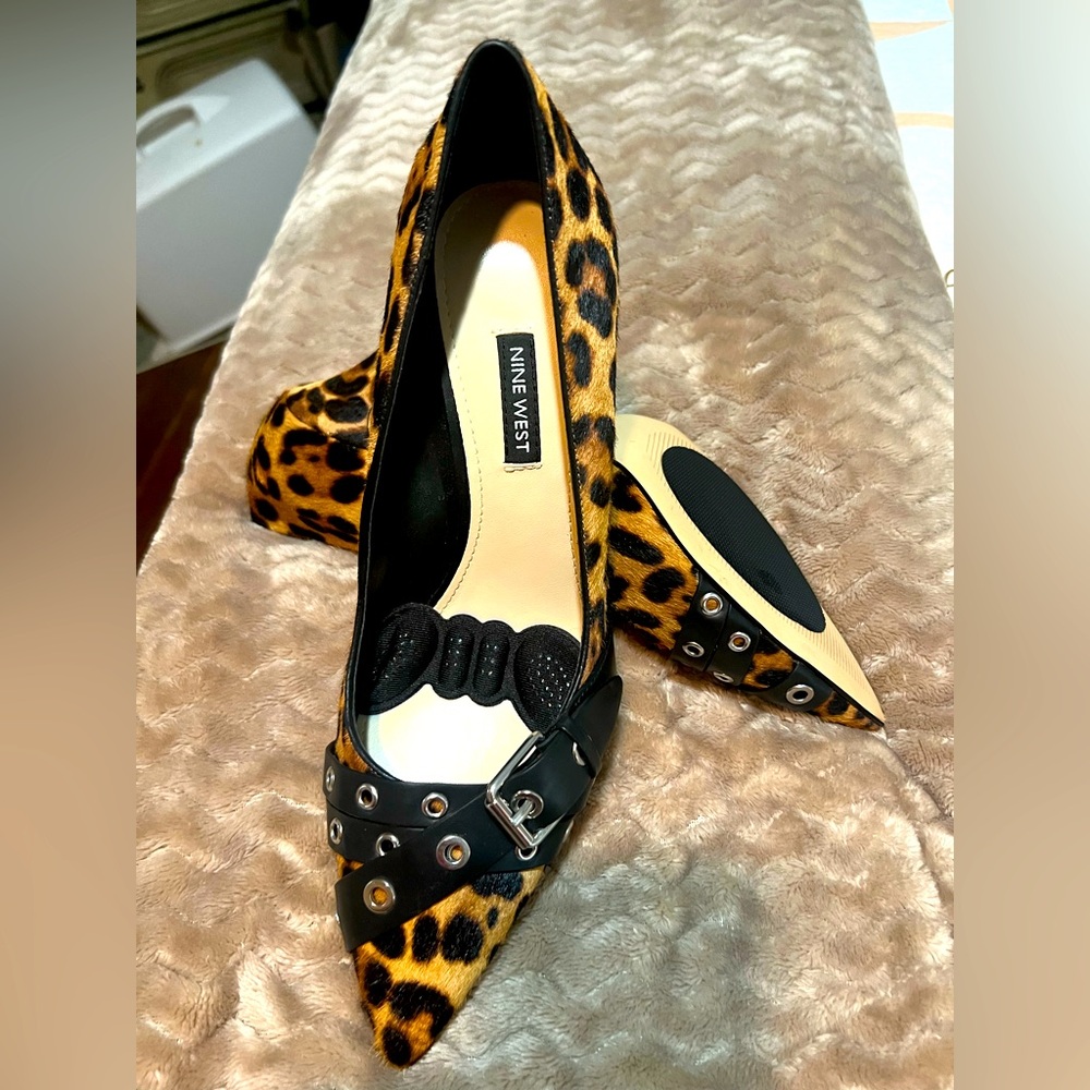 Womens Leopard 3 1/2 “ Heels